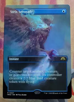 Strix Serenade (Borderless) MTG Modern Horizons 3 (MH3) (NM) - Image 1