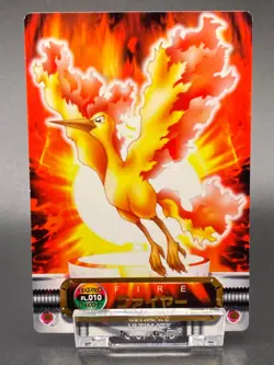 Moltres Pokemon Card Fire Red Zukan GOLD Name Advanced Generation Nintendo - Image 1