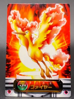 Moltres Pokemon Card Fire Red Zukan GOLD Name Advanced Generation Nintendo - Image 2