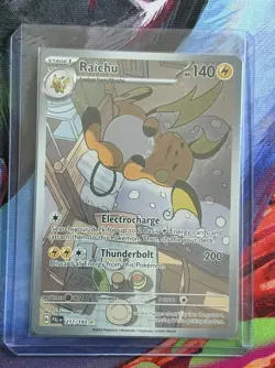 Pokemon TCG - Raichu - 211/193 Paldea Evolved - Illustration Rare Full Art Holo - Image 1