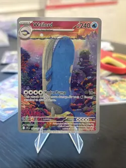 Pokemon - Scarlet & Violet Journey Together 162/159 - WAILORD - NM - Pack Fresh - Image 1