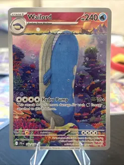 Pokemon - Scarlet & Violet Journey Together 162/159 - WAILORD - NM - Pack Fresh - Image 2
