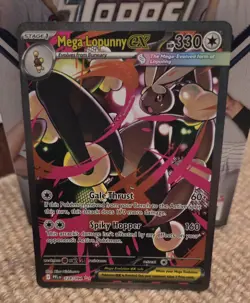 Mega Lopunny ex Pokemon Phantasmal Flames Special Illustration Rare 128/094 - Image 1