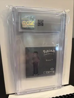 Brock Pr34 Prism Artbox Nintendo Pokemon Sticker CGC 9 MINT - Image 2