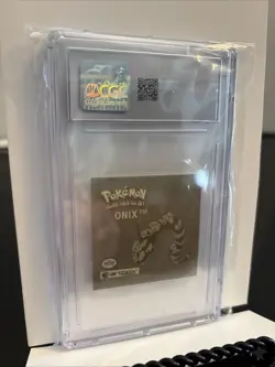 1999 Artbox Pokemon Stickers Series 1 Foil Onyx CGC 9 Mint #G10 - Image 2