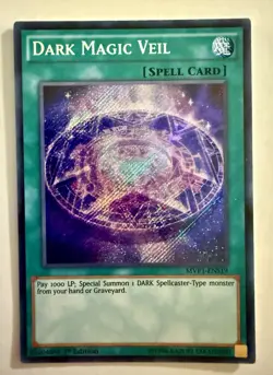 * DARK MAGIC VEIL * 1ST EDITION SECRET RARE MVP1-ENS19 LP YUGIOH! - Image 1