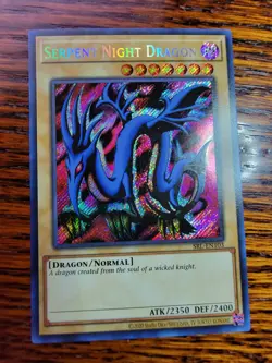 NM - Yu-Gi-Oh! TCG Serpent Night Dragon Spell Ruler (25th Anniversary Edition) - Image 2