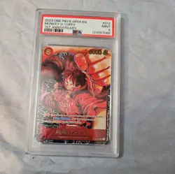 One Piece OP05 Monkey D. Luffy 1st Anniversary ST01-012 PSA 9 English - Image 3