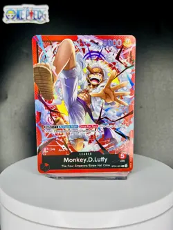One Piece Card Game 🏴‍☠ST21-001 Monkey.D.Luffy "Leader" NM Alt Art Foil ENG - Image 1