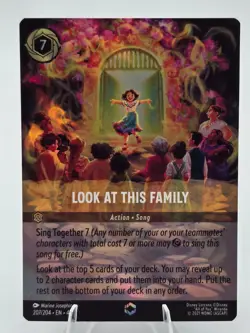 Disney Lorcana Ursula's Return: Look at This Family Enchanted Card 207/204 - Image 1