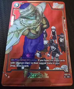 (Piccolo Jr) FB06-113 Alt Art SB01 Dragon Ball Super card Manga Red Fusion World - Image 1