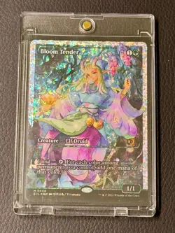 Bloom Tender (0400) (Showcase) (Fracture Foil) Lorwyn Eclipsed Foil, Near Mint - Image 1