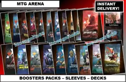 MTG ARENA CODE CARD MAGIC PACK DUSKMOURN BLOOMBURROW OUTLAWS MANOR PRERELEASE - Image 1