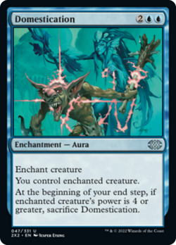 Domestication FOIL Double Masters 2022 NM Blue Rare MAGIC MTG CARD ABUGames - Image 1