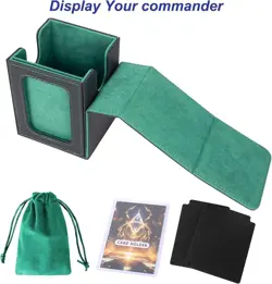 Card Deck Box for Commander Display Fits 100 Double Sleeved AFIING MTG Storage - Image 5