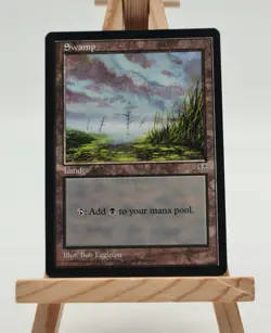 Swamp (M.4) Mirage Magic Karte MTG englisch (Sumpf (M.4) - Image 1