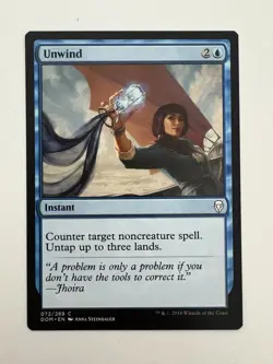 Unwind MTG Magic the Gathering Card NM Near Mint DOM - Image 1