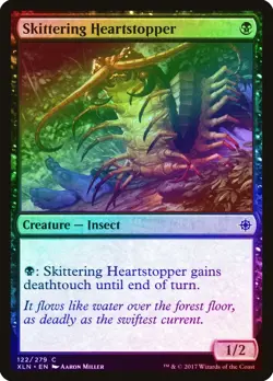 Skittering Heartstopper FOIL Ixalan NM Black Common MAGIC MTG CARD ABUGames - Image 1