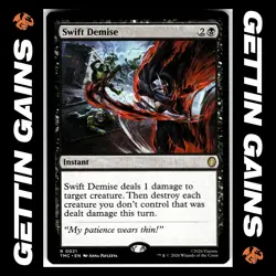 Swift Demise - 0021 - R - Non-Foil - TMNT - MTG - NM/M - Image 1