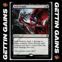 Swift Demise - 0021 - R - Foil - TMNT - MTG - NM/M - Image 1