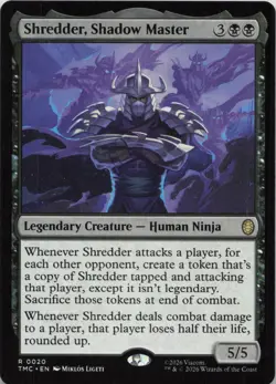 Shredder Shadow Master R Commander: Teenage Mutant Ninja Turtles 20 NM MTG - Image 1