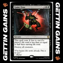 Game Over - 0018 - R - Non-Foil - TMNT - MTG - NM/M - Image 1