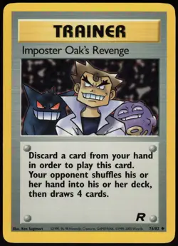 Imposter Oak's Revenge 76/82 Uncommon Team Rocket Pokemon - Image 1