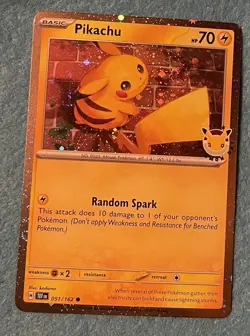 🌀DOUBLE SWIRL Pikachu 051/162 🌀2026 Pokemon Day 30th Anniversary Promo - Image 5