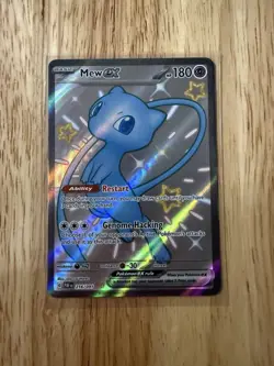 Mew ex 216/091 SV: Paldean Fates Holo Shiny Ultra Rare Pokemon TCG - Image 1