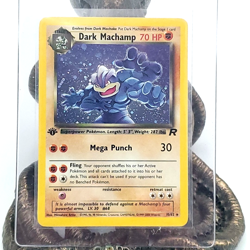 Dark Machamp 1st Edition 10/82 Holo Rare LP Pokemon TCG Vintage - Image 1