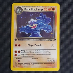 Dark Machamp 1st Edition 10/82 Holo Rare LP Pokemon TCG Vintage - Image 2