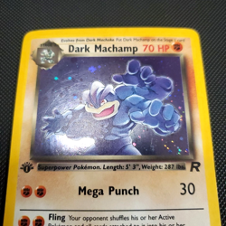 Dark Machamp 1st Edition 10/82 Holo Rare LP Pokemon TCG Vintage - Image 3