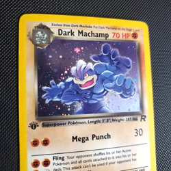 Dark Machamp 1st Edition 10/82 Holo Rare LP Pokemon TCG Vintage - Image 4