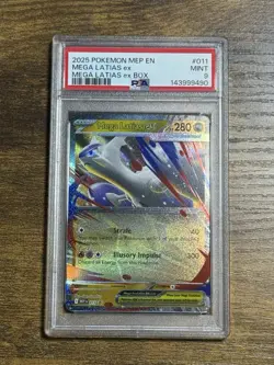Pokemon TCG Mega Latias EX #011 Black Star Promo PSA 9 - Image 1