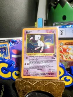 WOTC Mew 9 Holo Black Star Promo Pokemon 2000 - LP Excellent* - Image 1