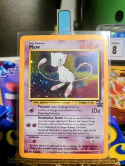 WOTC Mew 9 Holo Black Star Promo Pokemon 2000 - LP Excellent* - Image 2