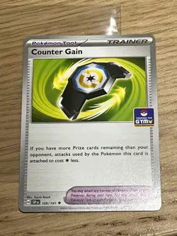 Counter Gain Stamped Asia Exclusive Gym Promo 169/191 Pokemon TCG NM - Image 1