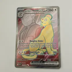 Team Rocket's Persian ex 219/182 Sv10: Destined Rivals Holo Full Art Pokemon - Image 1