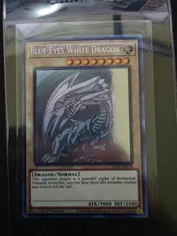 Yu-Gi-Oh! TCG Blue-Eyes White Dragon 1st Edition Ghost Rare Card GFP2-EN175 - Image 1