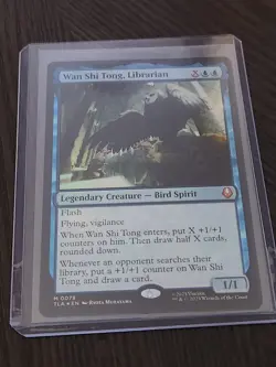 Magic the Gathering Wan Shi Tong Librarian TLA 0078 (FOIL) - Image 1
