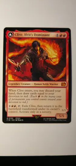 Clive, Ifrit's Dominant Final Fantasy Regular Magic the Gathering - Image 1