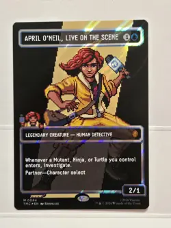 April O'Neil, Live on the Scene (Surge Foil) [Teenage Mutant Ninja Turtles Comm - Image 1