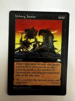 Urborg Justice *Weatherlight* MTG Magic the Gathering - Image 1