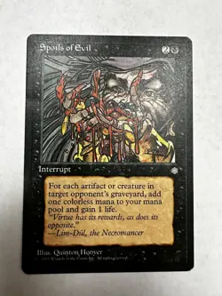 Spoils of Evil *Ice Age* MTG Magic the Gathering - Image 1