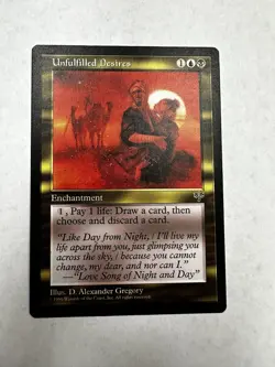 Unfulfilled Desires *Mirage* MTG Magic the Gathering - Image 1