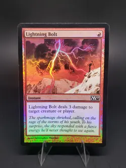 Lightning Bolt Core Set 2010 (M10) Foil MTG HP - Image 1
