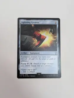 MTG - Lightning Greaves - Commander: Final Fantasy NM/M Condition - Image 1
