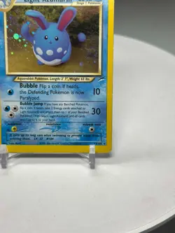 Pokemon Light Azumarill Neo Destiny 13/105 Holographic LARGE SWIRL! LP - Image 5