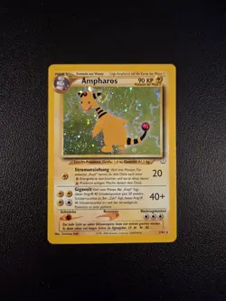 Pokemon TCG Ampharos 1/64 Neo Revelation German Holo Rare (With Swirl) - Image 1
