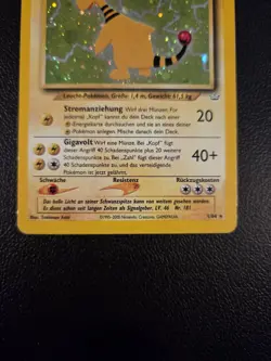 Pokemon TCG Ampharos 1/64 Neo Revelation German Holo Rare (With Swirl) - Image 3